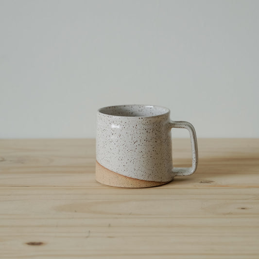 Mini-Barrel Mug - Speckled White