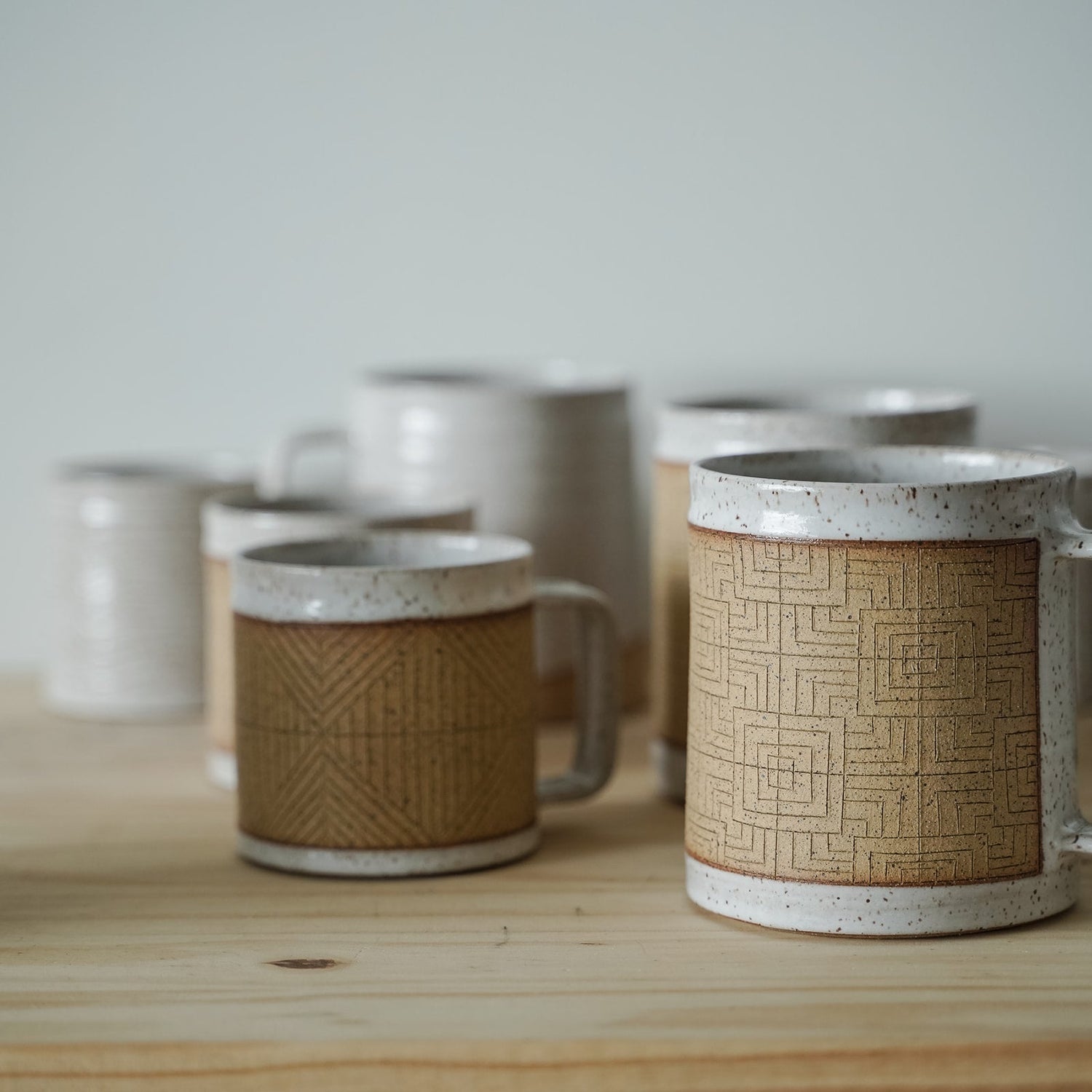Carved Mugs